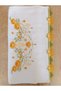 Needlework Embroidered White Color Towel