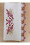 Needlework Embroidered White Color Towel - 3
