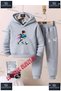 Children's Unisex Custom Printed Hoodie and Sweatpants Set with the Text: "Football Child Number 24".