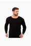Tutku-Men's Black Thermal Top Fanilia New Season (4 Piece Economic Package) - 2