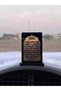 Ayatul Kursi Acrylic Car Stand in Golden Black - Arabic Calligraphy Wall Art - 2