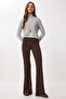Spanish Leggings Stretchy Modal Leggings Lub0243 Brown