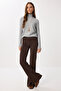 Spanish Leggings Stretchy Modal Leggings Lub0243 Brown - 2
