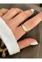 Minimal Zircon Stone Bottom Adjustable Women's Ring - 2