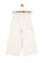 Girls' Wide-Leg Pants with Bow Detail - 2