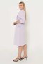 Women's Solid Midi Dress with Pockets - 4