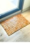 Meturas 40X60 cm Bamboo Bath Mat Wooden Mat |   Non-Slip, Water-Resistant, Decorative Mat - 2