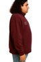 Men's Large Size Cotton Wide-Fit Stand-Up Collar Zippered Sweat Coat Suitable for Weight between 122-158 Kilograms - 3