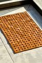 Meturas 40X60 cm Bamboo Bath Mat Wooden Mat |   Non-Slip, Water-Resistant, Decorative Mat - 8