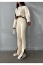 Women's Corded Fabric Raw Hem Viral Knit Set