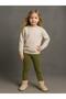 Baby Girl Cotton High Waist Leggings - 4