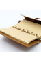 Camel Color Vegan Leather Notebook A6 Size / 10.5 cm X 14.8 cm - 5