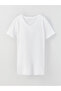 Lcwaikiki Maternity V-Neck Solid Short Sleeve Maternity T-Shirt - 6