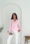Polo Neck Half Placket Buttoned Hair Braided Knitwear Sweater Aw25Kz0022