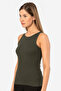 3403 Women's Halter Neck Ribbed Tank Top - 3