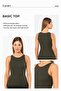 3403 Women's Halter Neck Ribbed Tank Top - 2
