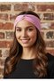 Women's 100% Cotton Combed Stretchy Cross-Tied Sports Sweat Hair Band - 4