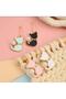 Loop Locator Knitting Marker Bookmark Cat with Pearl - 2