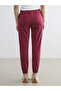 Women's Jogger Sweatpants with Elastic Waist - 4