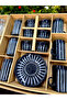 Cut Crystal Glass Tea and Mirra Set - Arabic Coffee Set Tea Set 18 Pieces for 6 People - 2