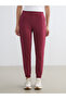Women's Jogger Sweatpants with Elastic Waist - 2