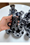 Cut Crystal Glass Tea and Mirra Set - Arabic Coffee Set Tea Set 18 Pieces for 6 People - 3