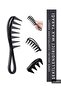 Professional Hair Styling and Combing Brushes Detangling Comb Crimping Comb and Bun Comb - 6