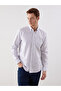 Regular Fit Long Sleeve Striped Men's Shirt