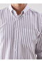 Regular Fit Long Sleeve Striped Men's Shirt - 3
