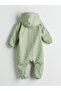 Lcw Hooded Printed Baby Girl Astronaut Coat (W5) - 2