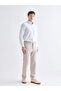 Regular Fit Long Sleeve Dobby Men's Shirt - 2