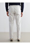 Standard Fit Linen Look Men's Trousers - 4