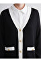 V-Neck Women's Knitwear Cardigan - 4