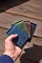 Navy Blue Men's Wallet Genuine Leather Money Clip Vintage Card Holder - 4