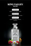 King Valley Silver Eau De Parfum 100ML | Arabic Perfume for Men | Fresh, Fruity, Woody Perfume - 2