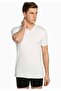 Tutku-Men's White 4-Pack Ribbed V-Neck Undershirt Elf568Tccm4 New Season - 2