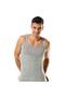 Tutku-Men's Gray 6-Pack Ribbed Sports Athlete Undershirt New Season - 2