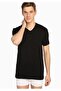 Tutku-Men's Black 6-Pack Ribbed V-Neck Undershirt Elf568Tccm6 New Season - 2