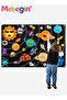 Outer Space Felt Story Board Set 3.5 Ft Solar System Universe Storytelling Flannel Interactive Play