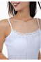 Tutku-Women's Jacquard Thread Strap Cotton Undershirt 1-Pack New Season (9 Pieces Economical Pack) - 2