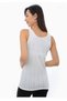 Tutku-Women's Ecru Jacquard Wide Strap Cotton Undershirt 1-Pack New Season (6 Pieces Economic Pack) - 3