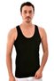 6 Pieces Elite Men's Sports Elasthan Tank Top Black New Season - 2