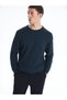 Vizyon New Season Crew Neck Checkered Men's Knitwear Sweater