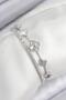 Zircon Stone Clover Model Silver Color Women's Bracelet