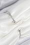 Zircon Stone Clover Model Silver Color Women's Bracelet - 2