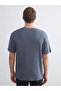 Gray Crew Neck Short Sleeve Men's T-Shirt - 4
