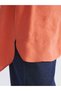 Alita City with a Difference in Color, Lcwaikiki Classic Orange Oversize Modal Blended Women's Shirt Tunic - 3
