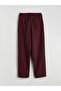 Burgundy Standard Fit Women's Trousers - 6