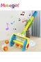 Push Vacuum Cleaner Toy, Cute Baby Play Toy with Launch Fun Bells, Baby College Chased Climb Leading - 6
