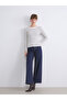Khaki Crew Neck Striped Women's Bodysuit - 3